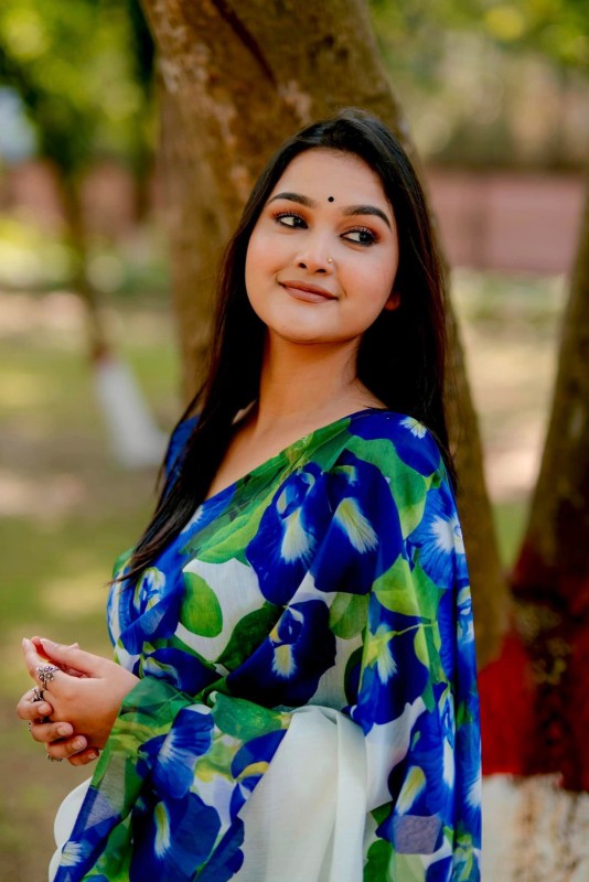 New Viral Attractive Queen Saree