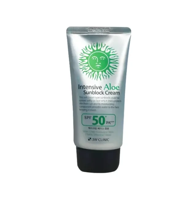 3W Clinic Intensive Aloe Sunblock Cream SPF 50+ PA+++ 70ml