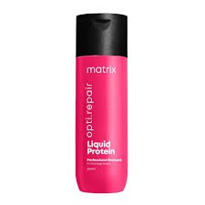 Matrix Opti.Repair Professional Liquid Protein Shampoo 200ml | Repairs Damage from 1st Use | for Less Split Ends, Breakage, Knotting | Paraben-free, 200ml