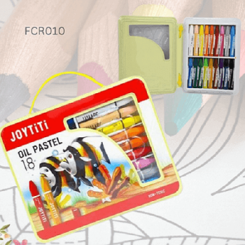 Joy TiTi Oil Pastel 18 Colours (With Portable Case)