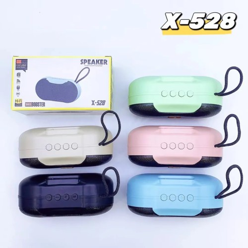X-528 Factory Custom logo Portable Box Speakers BT Wireless 3D Stereo Perfect Sound System Support FM Radio Stage Speaker
