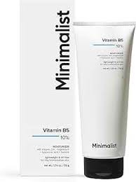 Minimalist Vitamin B5 10% Moisturizer 50g | Minimalist Dehydrated Skin & Damaged Barrier Repair Moisturizer with 10% Vitamin B5 | Oil-Free Hydration & Lightweight Gel Formula | Fast-Absorbing & Non-St