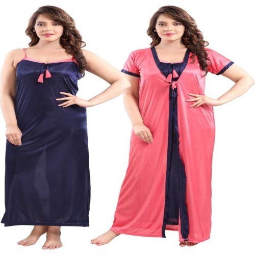 Full Length Women Robe Nighty-12