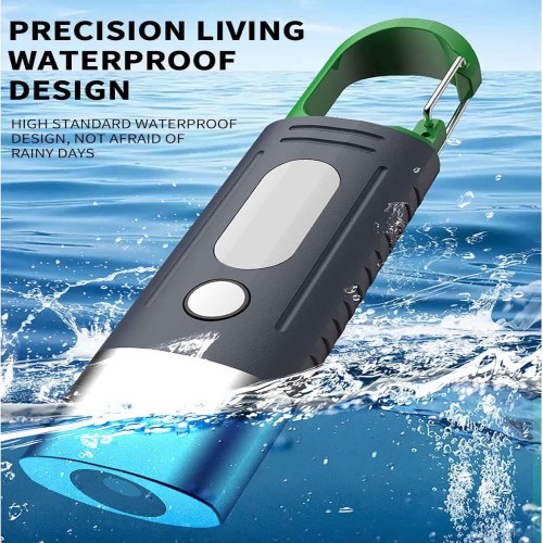 Mini Outdoor Portable Flashlight Super Bright Tactical Mini Multi-function Keychain Light Waterproof Work Flashlight Side Light