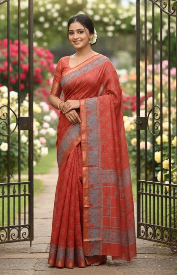 Kaftan Silk Diamond Radiance Saree