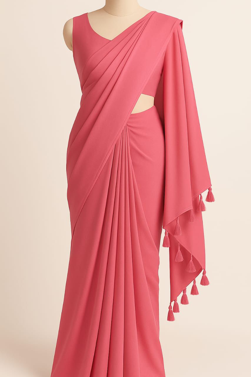 Elegant Featherlight Georgette Saree