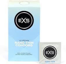 EXS Nano Thin Condom Full Box 3×10= 30pcs | Made in UK