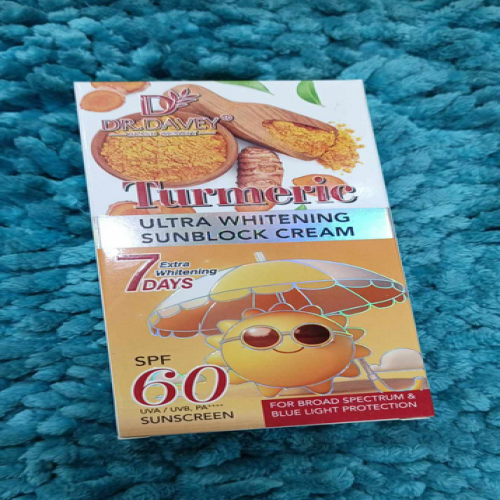 DR.DAVEY Turmeric ULTRA WHITENING SUNBLOCK CREAM 60 UVA
