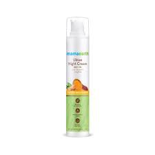 Mamaearth Ubtan Night Cream 50g for glowing skin with Turmeric & Saffron for Skin Brightening | India