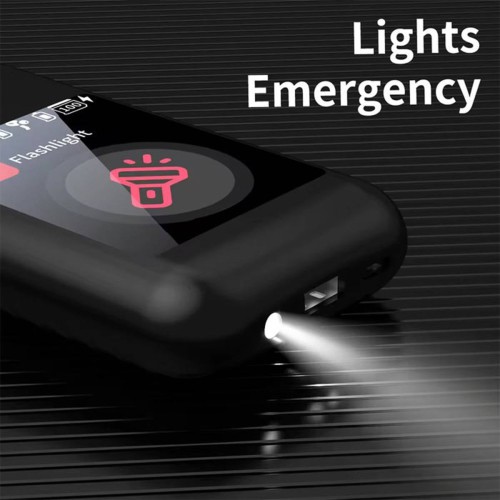 Carrying Treasure Portable Earbuds and Power Bank with Multimedia Touch Screen