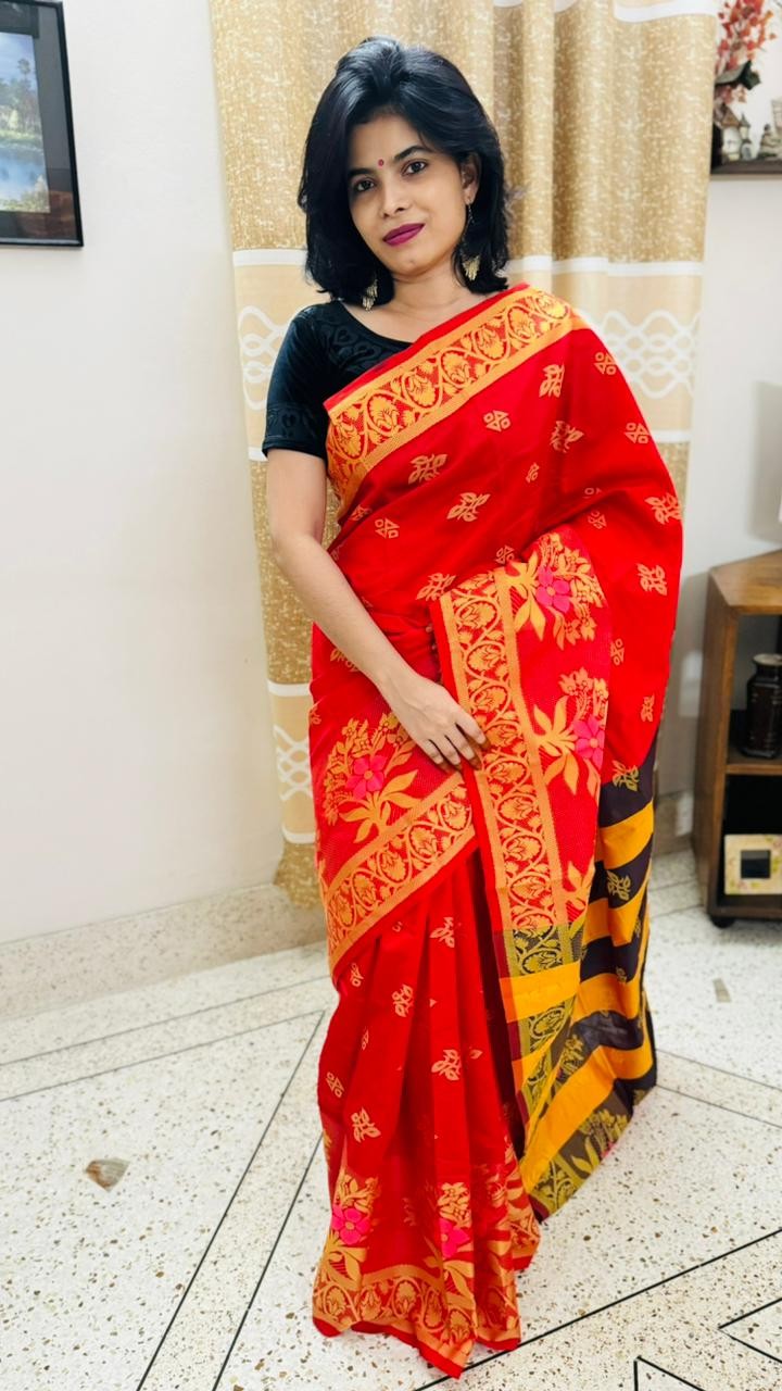 Premium Hybrid Cotton Saree (Real Image) (12)