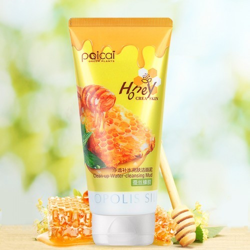 Poicai Honey Crea Skin Clean Up Water Cleansing Mud 130g