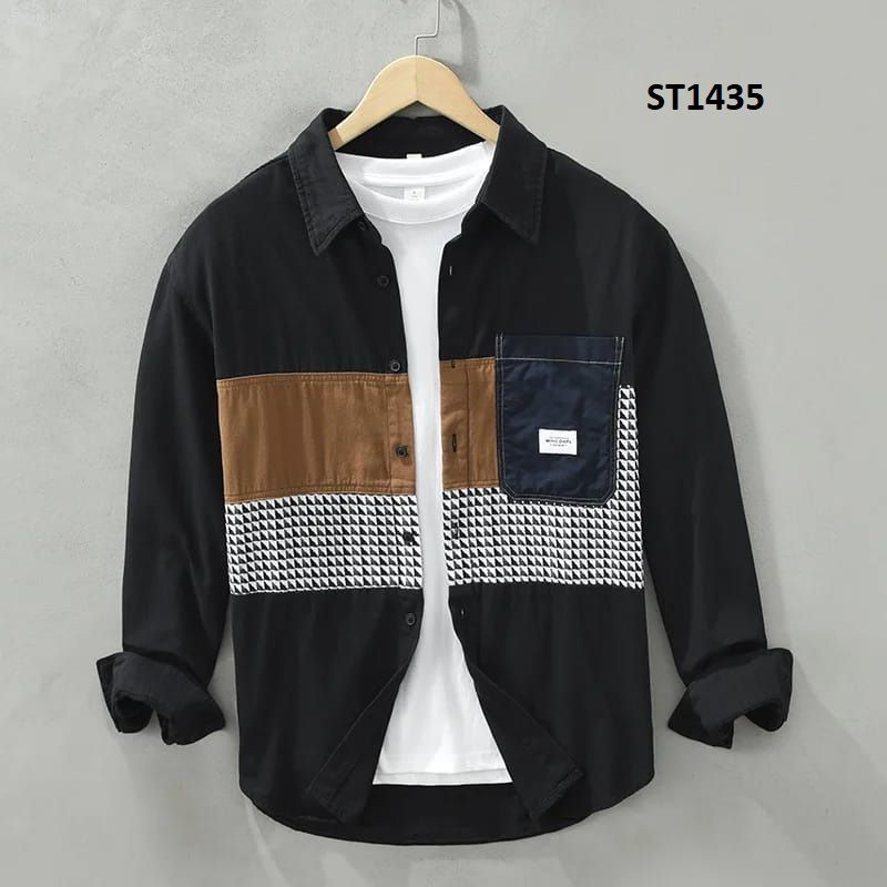 Men's Cotton Casual Full Sleeve Shirt (1)