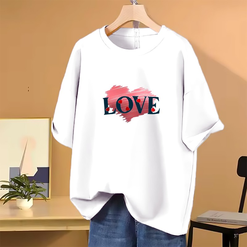 Lovely Drop shoulder T-shirt for Women(8)