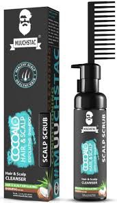 Muuchstac Cocoalo Hair & Scalp Exfoliating Shampoo For Men 70ml – Deep Cleansing Formula for Healthy Hair & Scalp, Removes Dirt, Promotes Hair Growth, Scalp Scrub