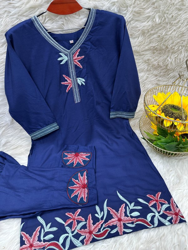 Embroidery Cotton Co-Ord Set (2)