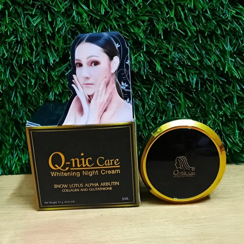 Q-nic Care Whitening Night Cream - 15g (Thailand)