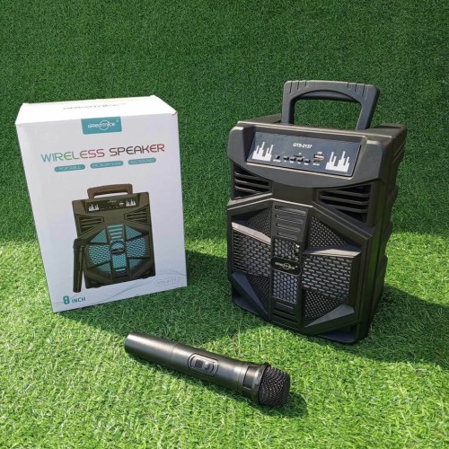 8 inchi SPEAKER BLUETOOTH  GTS-2137 With MICROPHONE- LED lights