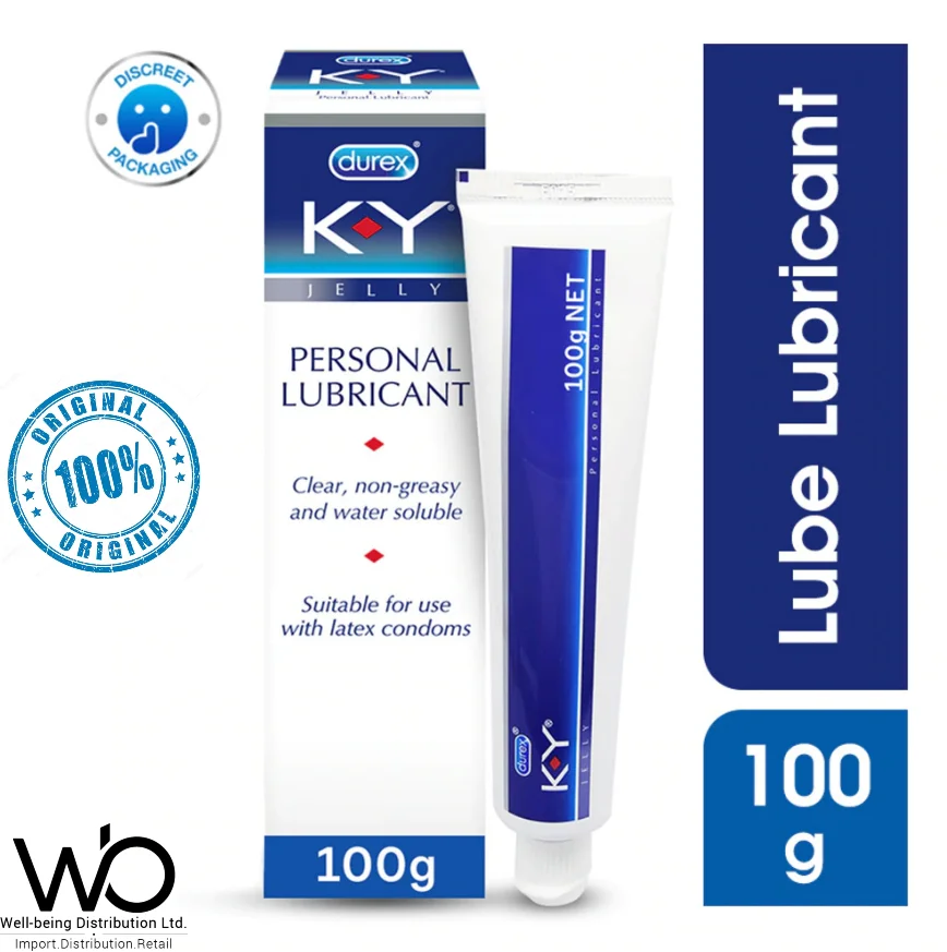 Durex KY Jelly Water Based Personal Lubricant – 100g Tube (Made in Thailand)