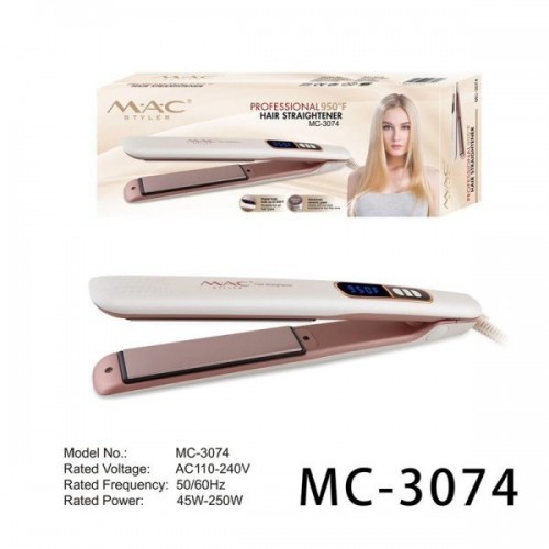 MAC MC-3074 hair straightener