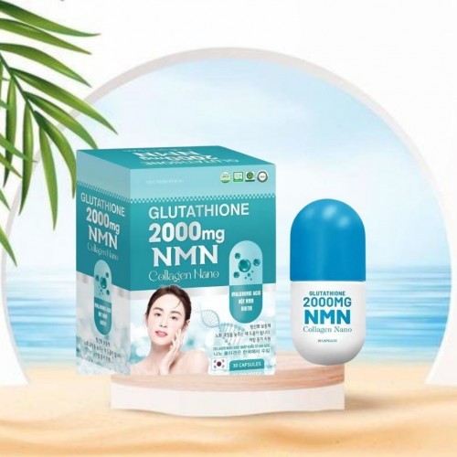 Glutathione 2000mg Nmn Collagen Nano Whitening Pills