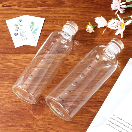 500ml transparent Plastic water bottle