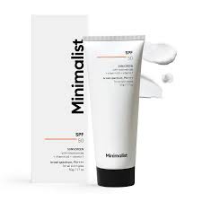 Minimalist Sunscreen SPF 50 PA++++ 50gm | Clinically Tested in US (In-Vivo) | Lightweight Cream with Multi-Vitamins | No White Cast | Broad Spectrum Niacinamide Sunscreen For Oily Skin, Dry Skin | For