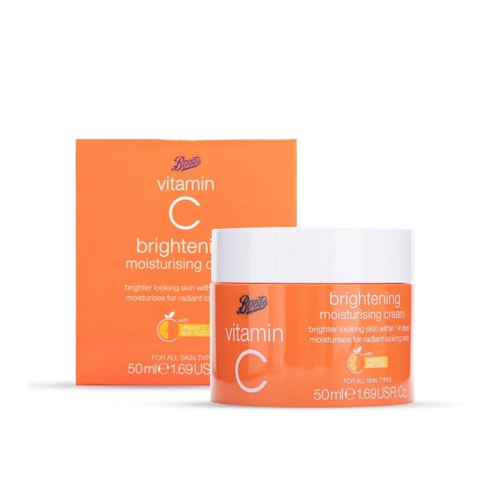 Boots Vitamin C Brightening Moisturizing Cream 50ml (International)