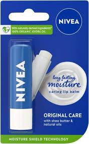 NIVEA Original Lip Balm 24Hour Melt-in Moisture with Shea Butter & Natural Oils