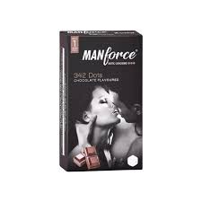 Manforce Xotic Condom 342Dots Chocolate Flavour Condoms Full Box – 3×12=36pcs