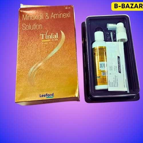 Tinfal Plus Hair Regrowth Solution with Minoxidil and Aminexil 60ml
