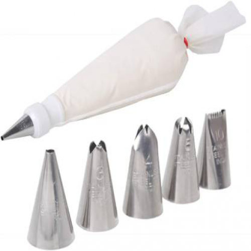 Stainless Steel Pastry Gun 8 Piece