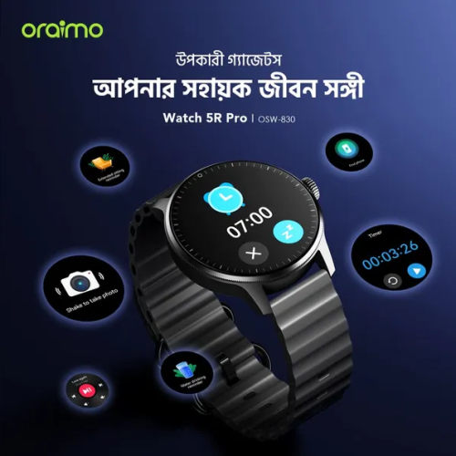 oraimo Watch 5R Pro osw-830 price in Bangladesh