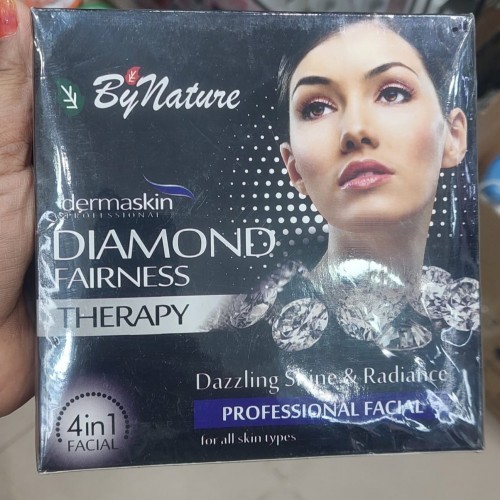 By Nature Dermaskin Professional Diamond Fairness Therapy 4 in 1 Facial Kit