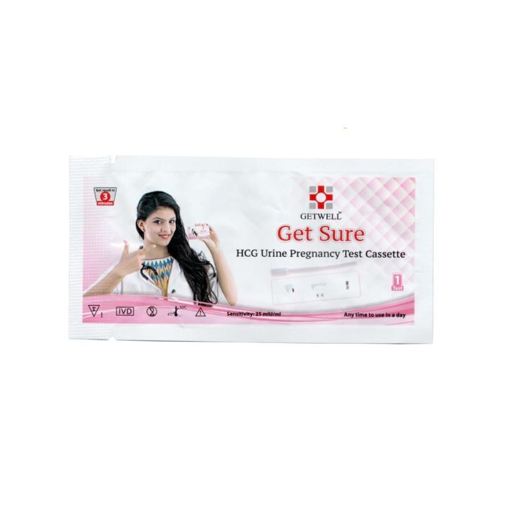 Get Sure Pregnancy Test Cassette - 3pcs