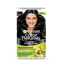 Garnier Color Naturals Cream, Natural Black 1, Mini 35ml+30g | India
