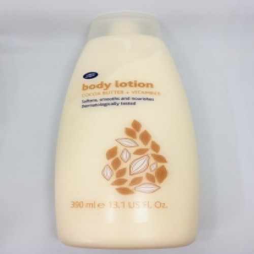 Boots Essentials Body Lotion Cocoa Butter and Vitamin E 390ml