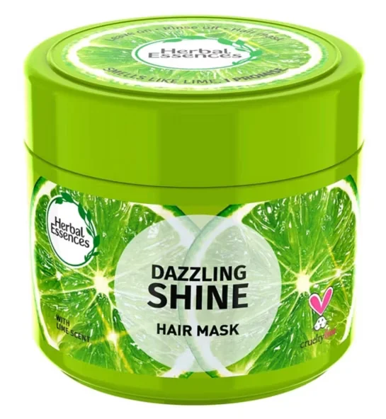Herbal Essences Dazzling Shine Hair Mask 300ml with Lime Scent