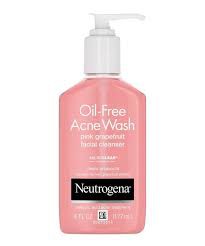 Neutrogena Oil-Free Acne Wash Pink Grapefruit Facial Cleanser 177ml | International