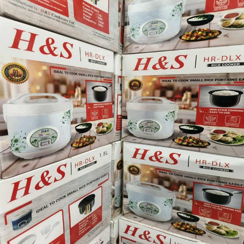 Rice Cooker Pot nonstick H&S hr-dlx 1.8L best 1pcs best price in bd