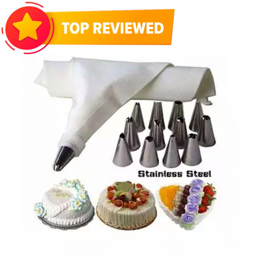 Stainless Steel Pastry Gun 8 Piece