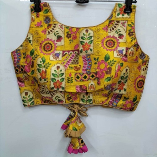 Indian sleeveless blouse