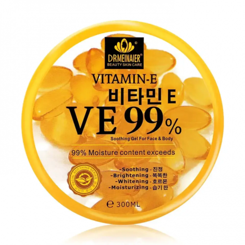 Orginial DRMEINAIER Vitamin-E VE 99 Percent Soothing Gel For Face & Body 300ml