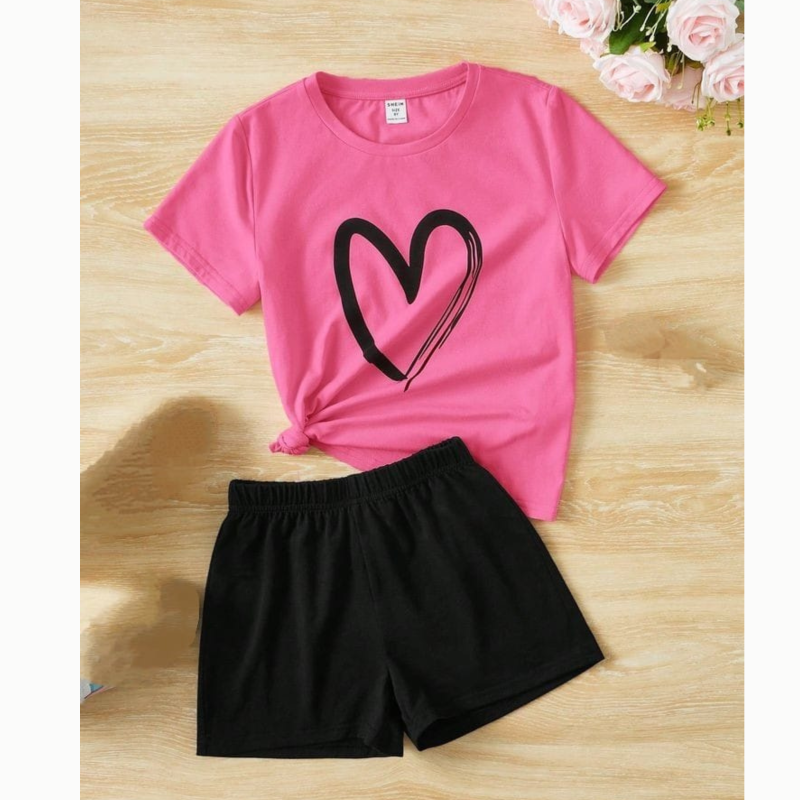 Baby Combo Set T-shirt and Half - Pant-(3)