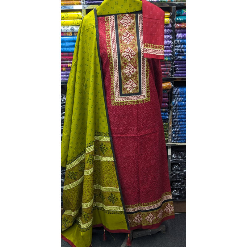 New Exclushive Collection High Qualitiey Cotton Printed Three Piece-(20)