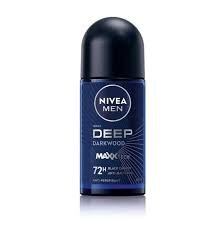 Nivea Men Deep Darkwood Powered by Maxxtech Formula Deodorant Roll On 50ml