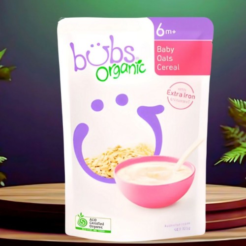 Bubs Organic Baby Oat Cereal 6+ Months (125 g) best price in bd