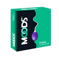 Moods Grapes Flavor 3pcs Dotted Condom | India