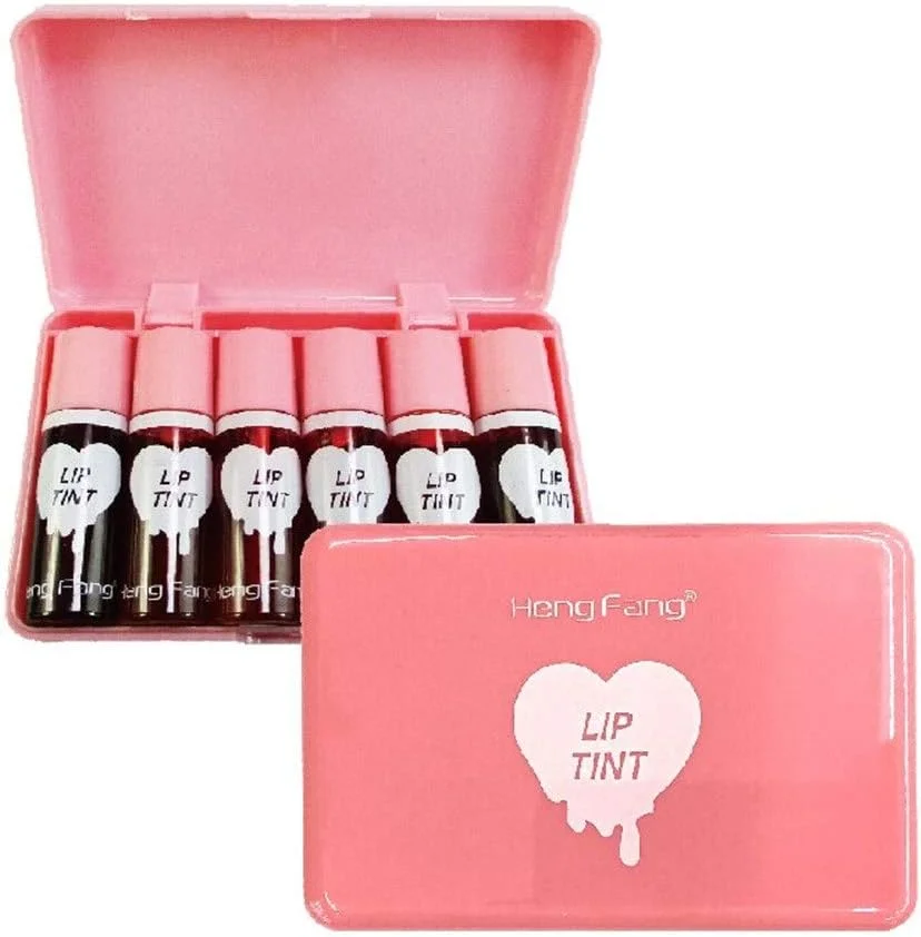 Heng Fang Super Long Lasting 3D Lip Tint 6pcs Set