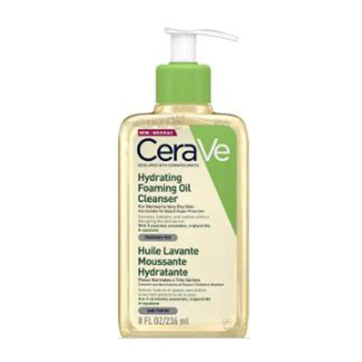 CeraVe Hydrating Foaming Oil Cleanser 236ml (Made in UK)